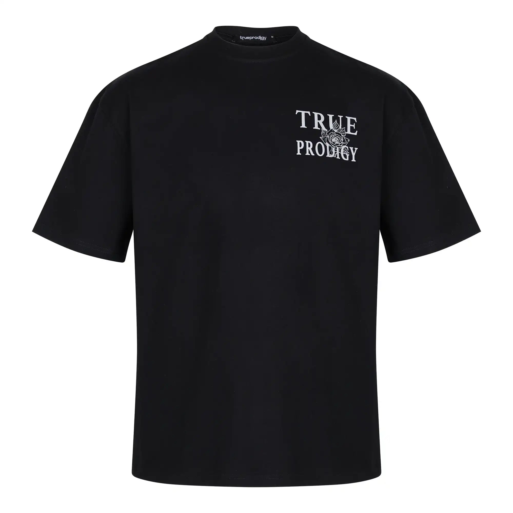 Das Alex F Oversize-T-Shirt von trueprodigy zeigt einen Sprühsmiley und den trueprodigy-Schriftzug auf der Vorder- und Rückseite und ist aus dickem Jersey für extra Tragekomfort.