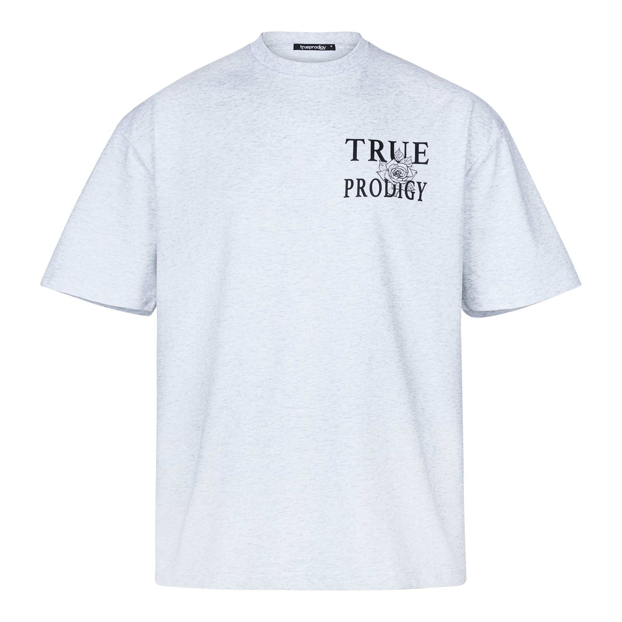 Das übergroße Alex F Unisex-T-Shirt von trueprodigy trägt einen auffälligen „True Prodigy“-Schriftzug und eine Radgrafik auf der Brust. Der Rundhalsausschnitt und die kurzen Ärmel sorgen für Komfort und Stil.
