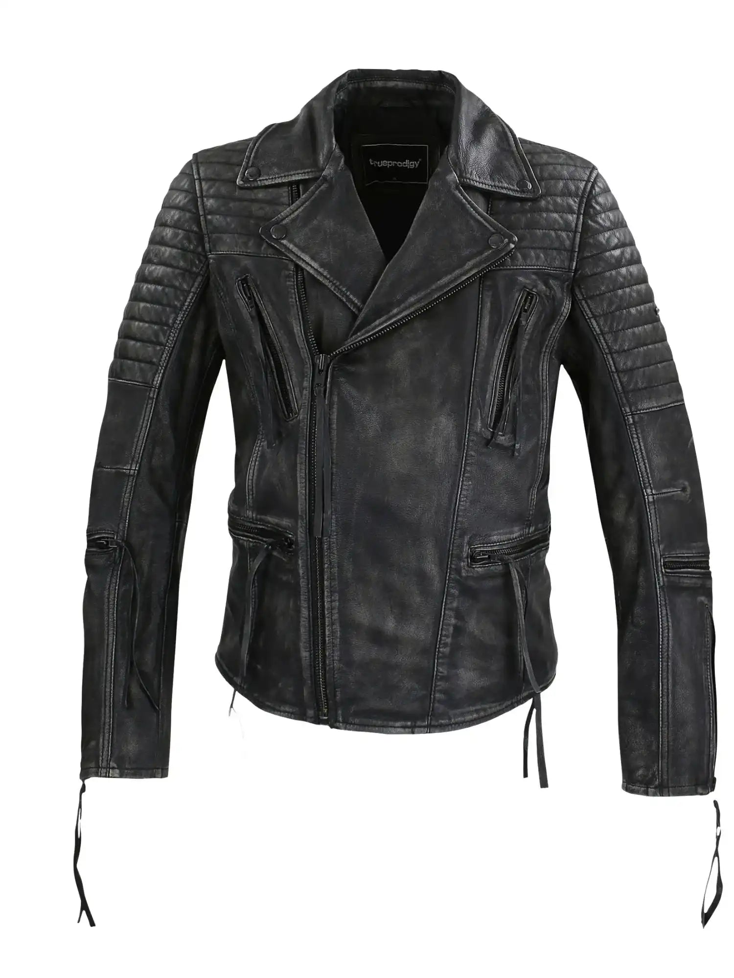 Bryan - TRUEPRODIGY - Herrenmode, Kollektion 2023, Leder, Lederjacke - 3792102-2999-S